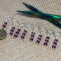 Zodiac Knitting Stitch Marker Set (SNAG FREE) - Set of 9 - Aquarius