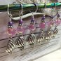 6 Snag Free Seashell Stitch Markers -Knitting Tools- Gifts For Knitters