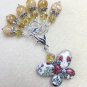 SNAG FREE Stitch Markers with  Beaded Holder- Knitting Tools- Printed Butterfly