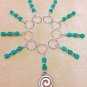 Handmade Knitting Stitch Markers (SNAG FREE)- Teal Swirl