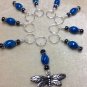 Beaded Dragonfly Knitting Stitch Markers (SNAG FREE)