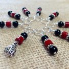 Knitting Stitch Markers (SNAG FREE)- Ladybug