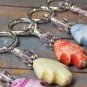 Rainbow Fish Stitch Markers & Matching Clip Holder- Snag Free Knitting Tools