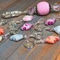 Rainbow Fish Stitch Markers & Matching Clip Holder- Snag Free Knitting Tools