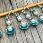 Pearl Seashell Stitch Markers for Knitting