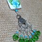 Handmade Knitting Stitch Markers (SNAG FREE) with Blue Flower Holder