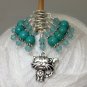 Handmade Turquoise Cat Stitch Marker Set (SNAG FREE)