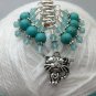 Handmade Turquoise Cat Stitch Marker Set (SNAG FREE)