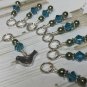 Beaded Bird Knitting Stitch Markers (SNAG FREE)