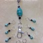 Handmade Beaded Stitch Marker Set with Lanyard (SNAG FREE)