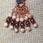 SNAG FREE Stitch Markers & Beaded Clip Holder For Knitting - Jewelry - Tools