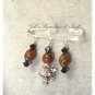 Handmade Cat/ Kitten Beaded Scarf or Shawl Pin
