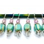 Striped Celtic Knot Stitch Markers for Knitting- Set of 6