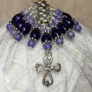 Handmade Cross Knitting Stitch Marker Set (SNAG FREE)- Knitting Charm Jewelry