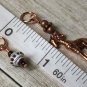 Copper Giraffe Beaded Knitting Stitch Markers (SNAG FREE)
