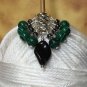 Malachite Knitting Stitch Marker Set (SNAG FREE)- Set of 9