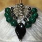 Malachite Knitting Stitch Marker Set (SNAG FREE)- Set of 9