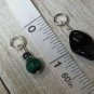 Malachite Knitting Stitch Marker Set (SNAG FREE)- Set of 9