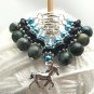 Handmade Beaded Knitting Stitch Markers (SNAG FREE)- Horse