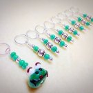 Beaded Frog Knitting Stitch Markers (SNAG FREE)