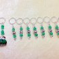 Beaded Frog Knitting Stitch Markers (SNAG FREE)