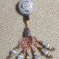 Snag Free Stitch Markers with Copper Beaded Clip Holder