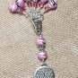 Knit Stitch Markers (SNAG FREE) w/ Tree Clip Holder- Set of 6 Markers & 1 Clip