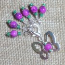 Handmade Stitch Marker Charms for Knitters (SNAG FREE) with Butterfly Holder