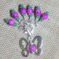 Handmade Stitch Marker Charms for Knitters (SNAG FREE) with Butterfly Holder