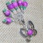 Handmade Stitch Marker Charms for Knitters (SNAG FREE) with Butterfly Holder