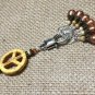 Hand Crafted Stitch Markers for Knitters (SNAG FREE) with Peace Sign Holder