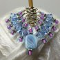 Handmade Blue Knitting Stitch Markers (SNAG FREE)-