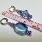 Handmade Blue Knitting Stitch Markers (SNAG FREE)-