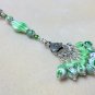 Green Stripes Stitch Marker Set with Lanyard (SNAG FREE)