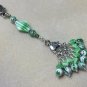 Green Stripes Stitch Marker Set with Lanyard (SNAG FREE)