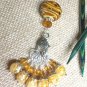 Snag Free Knitting Stitch Markers &  Butterscotch Clip Holder- Gift For Knitters