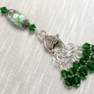 Snag Free Knitting Stitch Markers And Holder In Green- Knitting Gifts