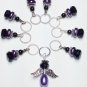 Handmade Knitting Stitch Marker Set (SNAG FREE)- Set of 9- Angel