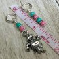 Running Turtle Knitting Stitch Marker Charm Set (SNAG FREE)- Set of 9