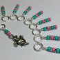 Running Turtle Knitting Stitch Marker Charm Set (SNAG FREE)- Set of 9