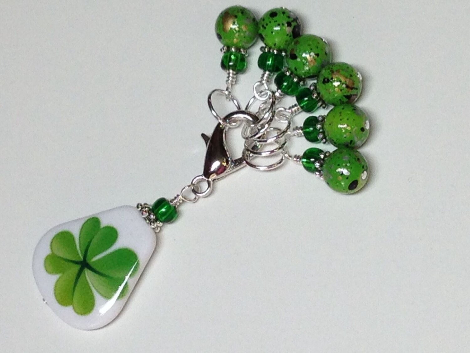 Cloverleaf Knitting Stitch Marker Set- 6 Snag Free Pattern Markers