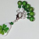 Cloverleaf Knitting Stitch Marker Set- 6 Snag Free Pattern Markers