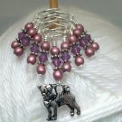 Pug Stitch Marker Set(SNAG FREE)- Dog Knitting Markers