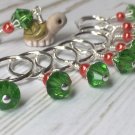 Beaded Knitting Stitch Markers (SNAG FREE)- Turtle 2