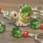 Beaded Knitting Stitch Markers (SNAG FREE)- Turtle 2