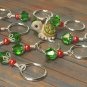 Beaded Knitting Stitch Markers (SNAG FREE)- Turtle 2