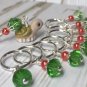Beaded Knitting Stitch Markers (SNAG FREE)- Turtle 2