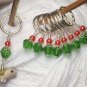 Beaded Knitting Stitch Markers (SNAG FREE)- Turtle 2