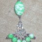 Stitch Markers for Knitting (SNAG FREE) with Green Splash Clip Holder- Tools