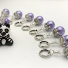 Handmade Knitting Stitch Markers (SNAG FREE)- Panda Bear